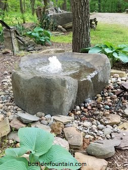 Kentucky Basalt Bowl Fountain