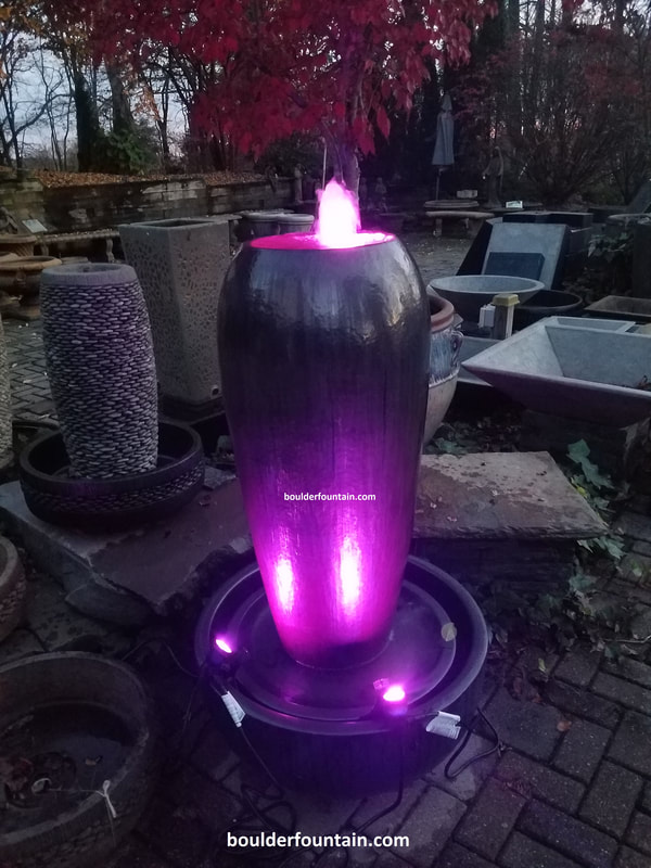 Purple Color Fountain Lights