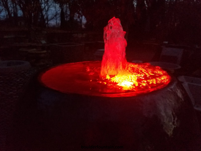 Red Color Fountain Lights