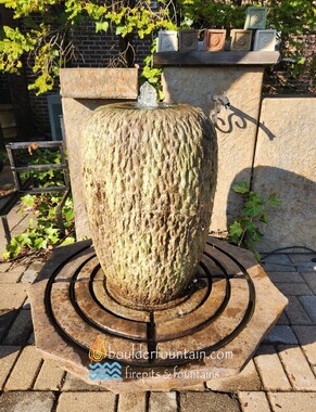 Rustic Labyrinth Fountain