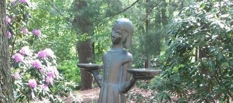 Savannah's Bird Girl Statue Beautiful Garden Sculpture Weather Resistant 