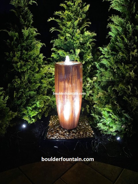 Pot Fountain Lighting