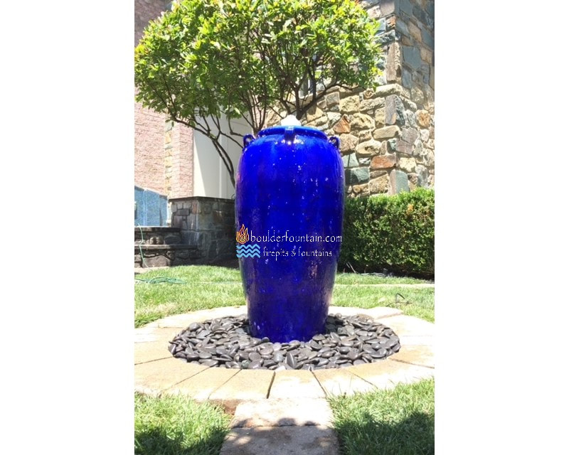 Blue Venetian Jar Fountain