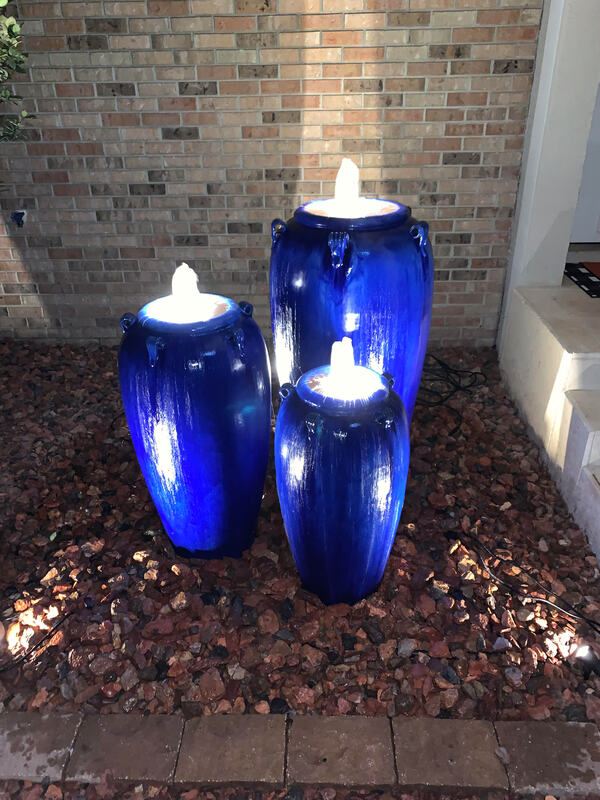 Pot Fountain Lights