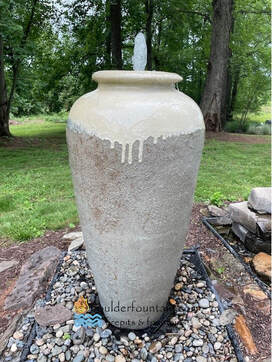 Nevada Square Coral Pot Fountain